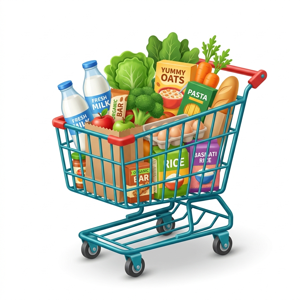 Fresh Grocery Basket