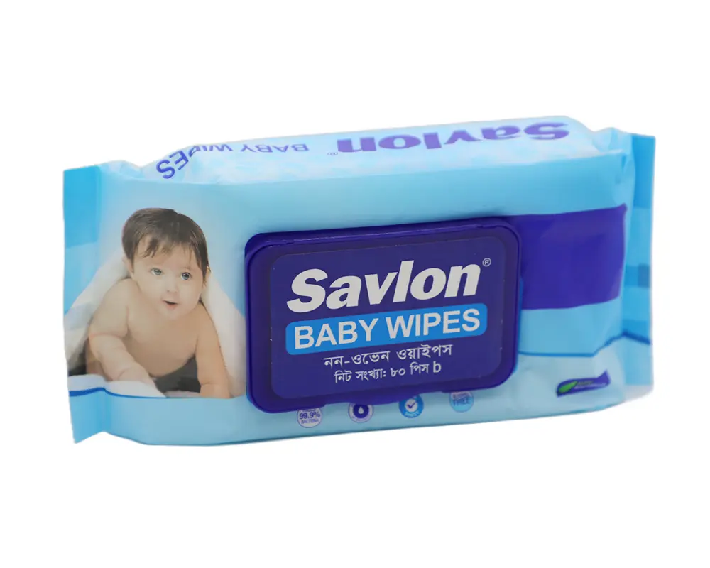 Savlon Gentle & Pure Baby Wipes 80Pcs
